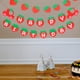 thumbnail image 2 of KAKOWELY 1 juego de pancarta con temática de fresa, decoración para fiesta de cumpleaños, pancarta de feliz cumpleaños, guirnalda de fresas, 2 of 4