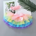 thumbnail image 3 of L recomendado 1-2 años de edadCameo marrónFalda de burbuja de malla para niñas Moda para bebés de un año Ropa para niños de medio cuerpo Pantalones inferiores para bebés mono esquí esquí Gafas de esquí, 3 of 5