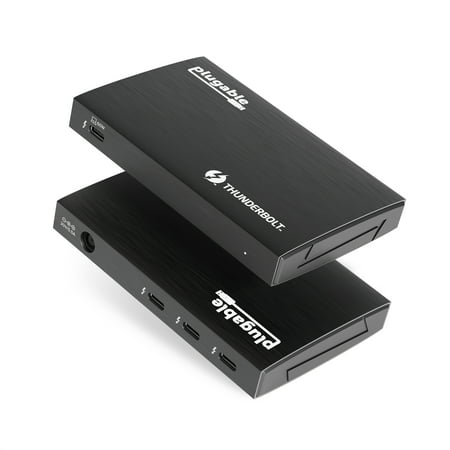 UPC: 0819927012498 | Plugable Thunderbolt 4 Hub  4-in-1 Pure USB-C Design  Includes USB-C to 4K HDMI Adapter  60W Laptop Charging  Compatible with Mac and Windows Laptops and USB-C  Thunderbolt 3 or 4  and USB4 devices