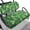 Clover Pattern, variant on Pzuqiu Clover Pattern Golf Cart Seat Cover Washable, Fit for Outdoor Golf Carts Suitable for Club Car Precedent Ezgo Golf Cart