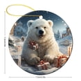 thumbnail image 3 of Christmas Ornament Cute Christmas Polar Bear Ornament Keepsake Cartoon Polar Bear Christmas Funny Commemorative Ornaments & Gift Gifts Keepsake for Family, 3 of 6