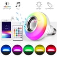 thumbnail image 2 of Music LED Bulb Monopolys RGBW Music Bulb Brightness Volume Adjust 24 Key Remote Control USB Card, 2 of 8