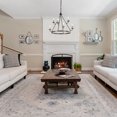 thumbnail image 4 of LNC Modern&nbsp;Chandelier 6-Lights 26.77" x 26.77" x 22.83" Indoor Hanging Lighting for Kitchen, Bedroom, Living Room, Dining Room, 4 of 9