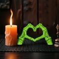 thumbnail image 4 of Deeceymbur Compact Skeleton Heart Decor Multi Scene Halloween Party Theme Collectible Gift Artwork 4.72x2.56in, 4 of 6