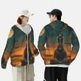thumbnail image 4 of Lsque Sunset Prairie Meditating Horse UPF 50+ Lightweight Sun Protection Men's Women's Long Sleeve Shirt, Hoodie Performance -Large, 4 of 9