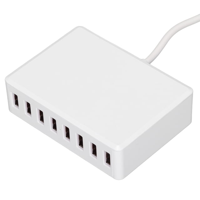 8 Port USB Charging Station, Smart Multi USB Charger Universal for Mobile Phones for Other USB Devices for Tablets EU Plug,UK Plug,US Plug