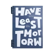 LSLJS Coil Notebook Spiral Notebooks,2 Pcs B5 Thick Plastic Creative Phrase Hardcover Ruled Journals with Openable Clamping Ring For Study And Notes, Memo Notepads For Office School Travel.
