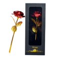 thumbnail image 1 of Fiudx Rosa Colorida para San Valentín, Regalo de Flor Artificial Brillante, Elegante Caja, Regalo Romántico de Aniversario, Boda o Día de La Madre, 25 Cm de Alto, Diseño Policromático., 1 of 2