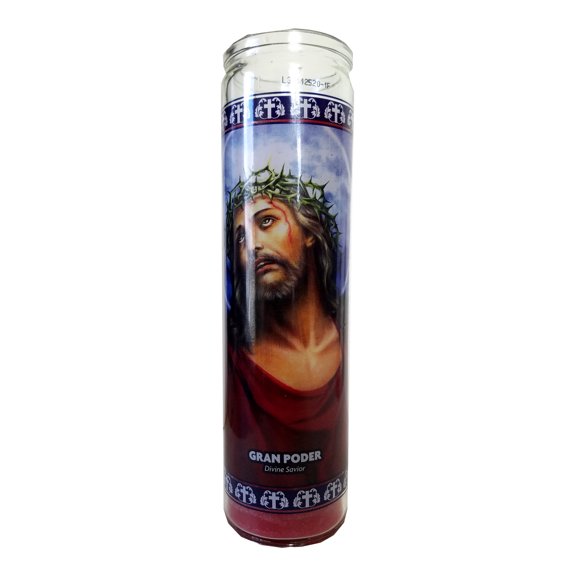 Divine Savior (Gran Poder) Red Devotional Candle