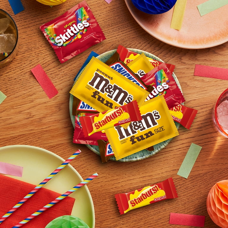 Mars Mixed M&M's, Snickers, Skittles, Starburst - Fun Size Candy