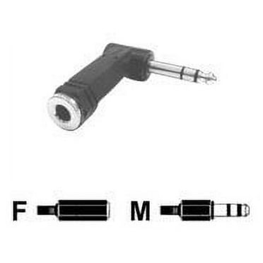 Hosa Technology GPP-273 Analog Audio Right Angle Adaptor 1/4" TRS to Same