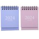 thumbnail image 1 of 2Pcs Mini Desk Calendar 2024 Year Table Mini Calendar Decorative Spiral Calendar Tabletop Calendar, 1 of 2