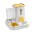 thumbnail image 3 of Comedero y dispensador de agua para mascotas Salvador fuente de agua automática desmontable para perros y conejos pequeños y medianos Amarillo, 3 of 10