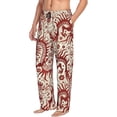 thumbnail image 2 of Xecao Dragons1 Men's Straight Lounge Pajama Pants: The Ultimate in Comfortable Sleepwear, 2 of 9