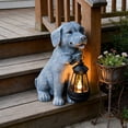 thumbnail image 6 of Solar Outdoor Lights Solar Animal Resin Garden Statue Decorative Landscape Light Home Decor Collection, 6 of 7