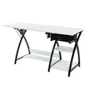 Oshion SCT-57 Sewing Machine Table Cutting Table Worktable Computer Table- White