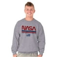 thumbnail image 5 of NASA Retro Worm Logo American Flag Sweatshirt for Men or Women Brisco Brands S, 5 of 6