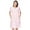 Plaid Light Pink, variant on Casual Nights Women's Cotton-Poly Snap-Front Short Sleeve Duster Housecoat with Pockets