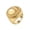 Gold, variant on Women Stainless Steel Simple Hyperbole Hip Hop Chunky Dome Solid Sunflowers Shaped Biker Ring Gothic Punk Style Gold Size 10