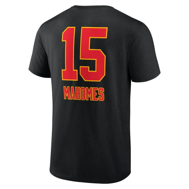 Men s Patrick Mahomes Black Kansas City Chiefs Team Wordmark Player Name Number T Shirt Walmart