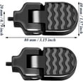 thumbnail image 2 of 2 Pieces Bike Rear Pedals, Bicycle Foot Pegs, BMX Pegs, Non-Slip Bike Pegs, Universal Aluminum Alloy Folding Non-Slip Foot Pegs with Installation Tool for Bicycle, 2 of 7