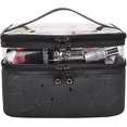 thumbnail image 5 of Estuche Cosmético Doble - Organizador Cosmético - Negro JAMW Sencillez, 5 of 5