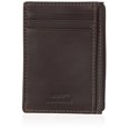 thumbnail image 2 of Dopp Men's Regatta Front Pocket Get-Away Minamalst Slim Wallet, Mahogany, One Size, 2 of 4