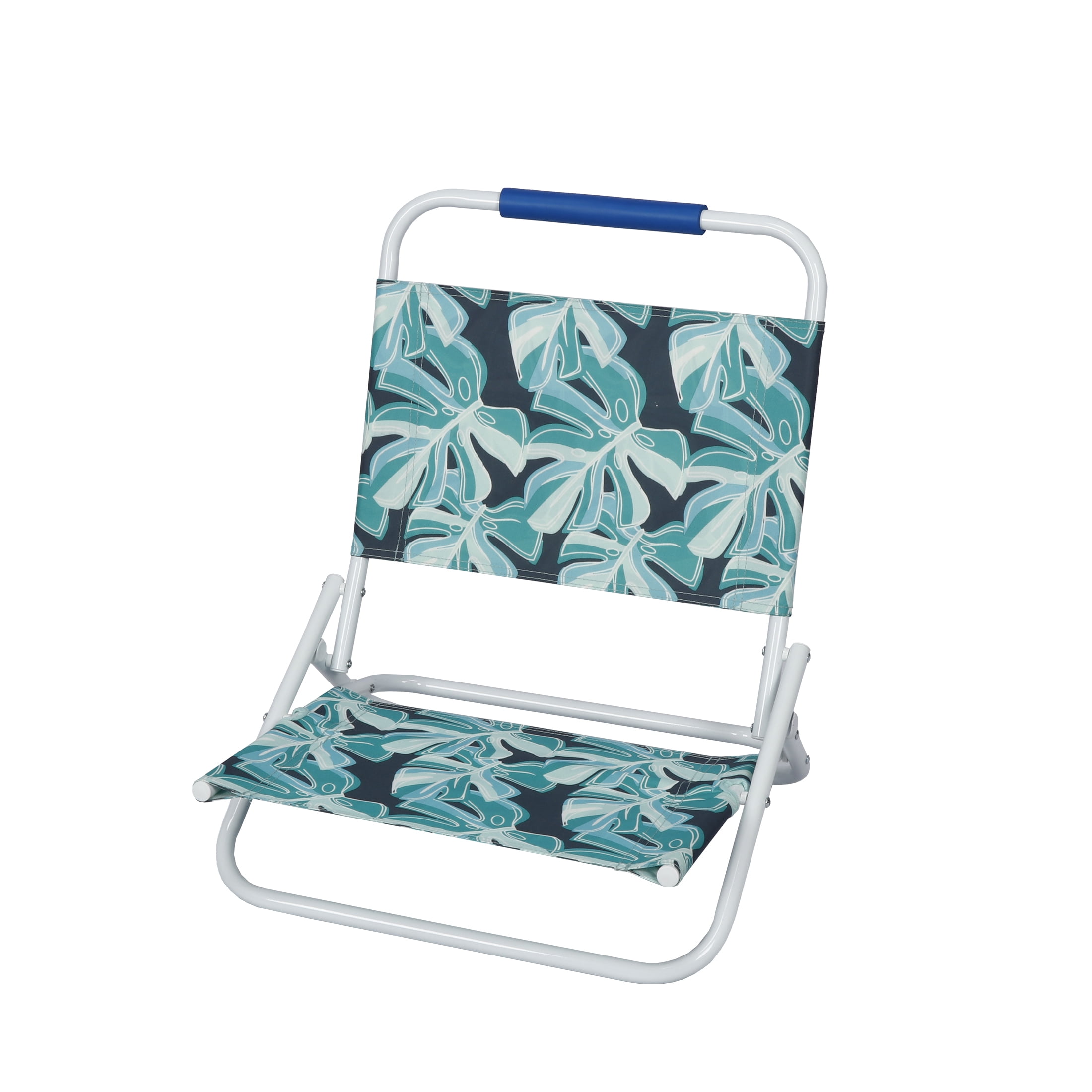Mainstays Beach Sand Chair, Palm Leaf Pattern