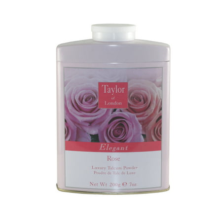 Taylor Of London Rose Luxury Talcum Powder 7.0 Oz / 200g for