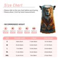 thumbnail image 3 of Vsdgher Prairie Méditant Lion pour Filles Chemises de Nuit Manches Courtes à Volants Robe de Nuit Pyjama pour Fête Pyjama-Grand, 3 of 6