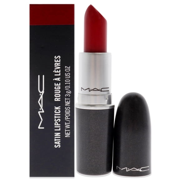 Lápiz labial satinado - 811 Red de MAC para mujeres - Lápiz labial de 0,1 oz MAC MAC