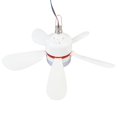 thumbnail image 1 of Ventilador Colgante de Campamento, Ventilador de Techo Portátil de 16.5 Pulgadas Con Luz 2 en 1 para Pesca Interior Al Aire Libre, 1 of 7
