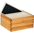 thumbnail image 2 of 10 Frame Deep Brood Beehive Box Wax Coated Bee Hives Includes Beehive Frames and Waxed Foundations (Unassembled)$$Animal Other, 2 of 6