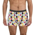 thumbnail image 2 of Goofa Polka Dot Printed Men's Boxer Briefs Underwear, Moisture-Wicking Underwear, Trunk,Soft and Breathable Cotton Underwear-Medium, 2 of 9