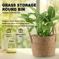 thumbnail image 4 of Plant Pots Seagrass Planter Basket Flower Pot Cover Woven Plant Container Vase Wicker Trash, 4 of 7