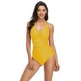 thumbnail image 2 of Maillot de Bain une Pièce Femme Triangle Couvrant le Ventre, 2 of 3