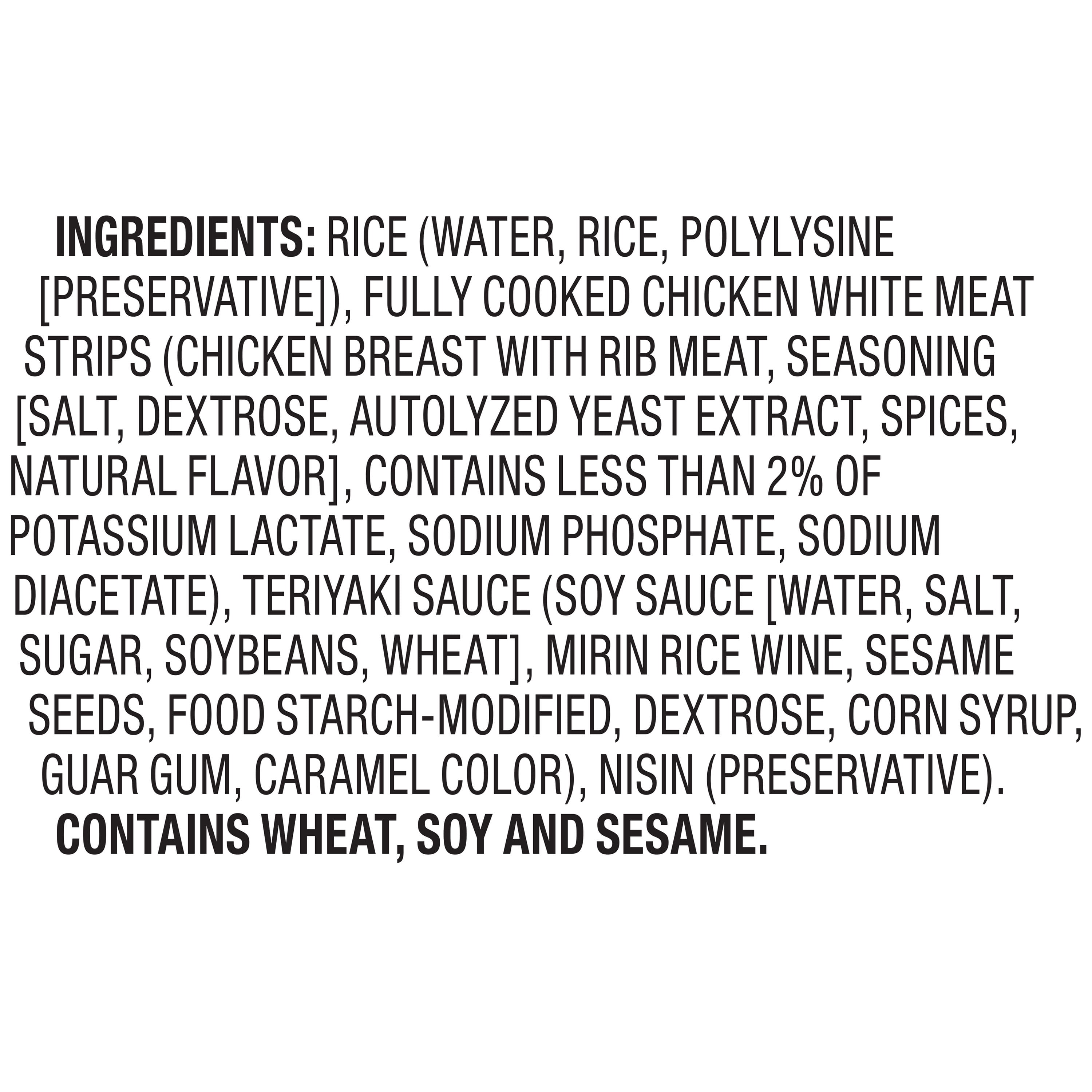 Marketside Ready to Heat Chicken Teriyaki Meal, 10 oz (Refrigerated)