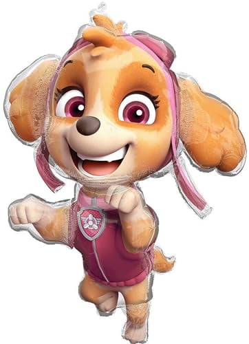 Skye and Everest 2nd Birthday Party Supplies Girl Paw Pups on Patrol Balloon Bouquet Decorations 12ct