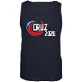 thumbnail image 1 of Presidential Election 2020 Ted Cruz Swoosh Mens Tank Top Navy MD, 1 of 1