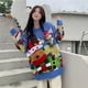 thumbnail image 1 of Suéter de alce con temática navideña para mujer, ropa de abrigo suelta, Top de punto grueso, camisas femeninas, muñeca extraíble, jersey de lujo, Otoño e Invierno, 1 of 5