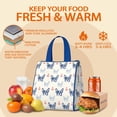 thumbnail image 5 of Anchor and Bulldog Dog Insulated Lunch Bag for Women & Adults,Large Portable Soft Cooler Lunch Bag,Thermal Food Storage Tote with Pearl Cotton,8.66L,8.75x5.75x9.5 Inch, 5 of 6