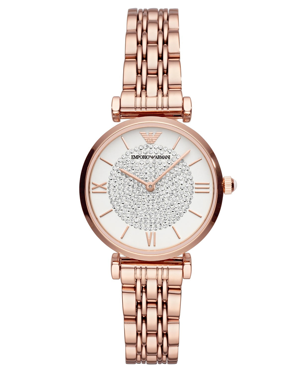 emporio armani women's stainless steel bracelet watch 32mm ar1925