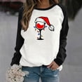 thumbnail image 1 of Qiopertar Femmes Décontracté Manches Longues Col Rond Hauts Chemises Amples Blouse Imprimé Graphique Chandail en Molleton Offres de la Semaine Liquidation à Moins de 5$ jusqu'à 90 % de Réduction, 1 of 4