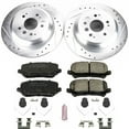 thumbnail image 3 of PowerStop Rear Z23 Evolution Sport Carbon-Fiber Ceramic Brake Pad and Drilled & Slotted Rotor Kit Fits: HONDA Select Models K7727, 3 of 10