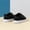 Black, variant on Zecgelong Boys Canvas Shoes Wide Toe Breathable Lightweight Casual Shoes for 6.5 Toddler