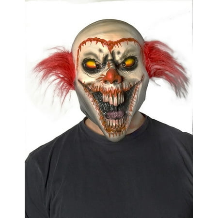 Face-Off Clown Mask Halloween Decoration