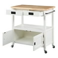 thumbnail image 7 of OS Home and Office Furniture RADW-11 Radford White Kitchen Cart, 7 of 7