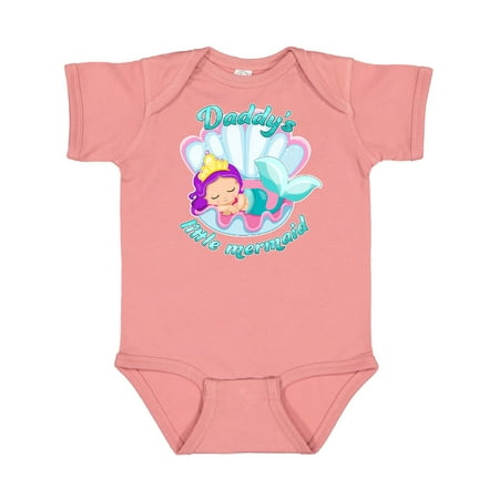 

Inktastic Daddy s Little Mermaid Gift Baby Girl Bodysuit