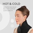 thumbnail image 2 of WWS-Neck Gel Ice Pack - Reusable Gel Compression Pack for Cold/Heat Therapy – Relieves Neck Pain, Torticollis, and Shoulder Pain - Easily Adjustable (Black), 2 of 4