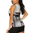 thumbnail image 3 of Balery Rustic Door Handle Closeup Camiseta sin mangas estampada ligera para mujer, tops de entrenamiento sin mangas, camisetas de yoga transpirables de secado rápido.-Small, 3 of 7